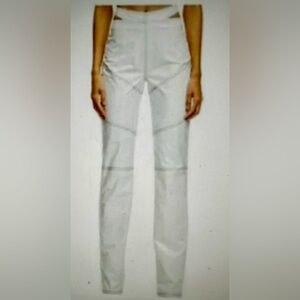 I AM GIA White Faux leather pants Size medium EUC